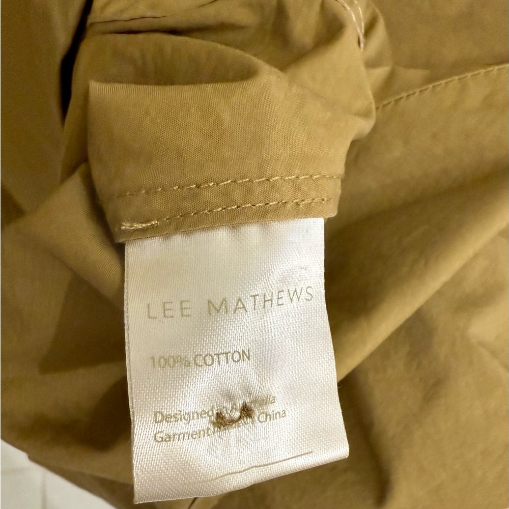 Lee Mathews Tan Long Sleeve Dress - Picture 6 of 8